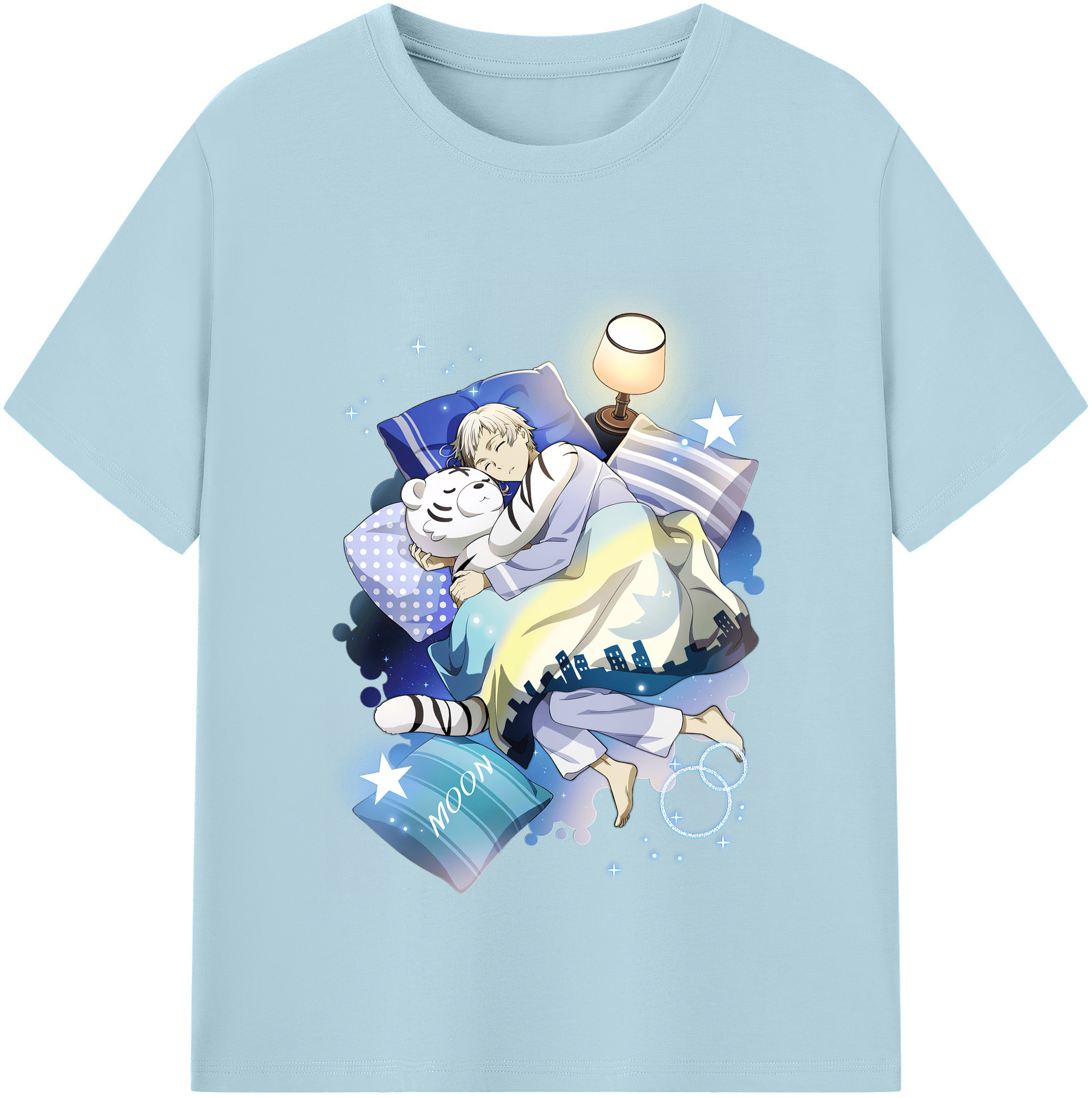 （画像用） 文豪ストレイドッグス Bungo Stray Dogs 綿100％半袖Tシャツ（フロントプリント）